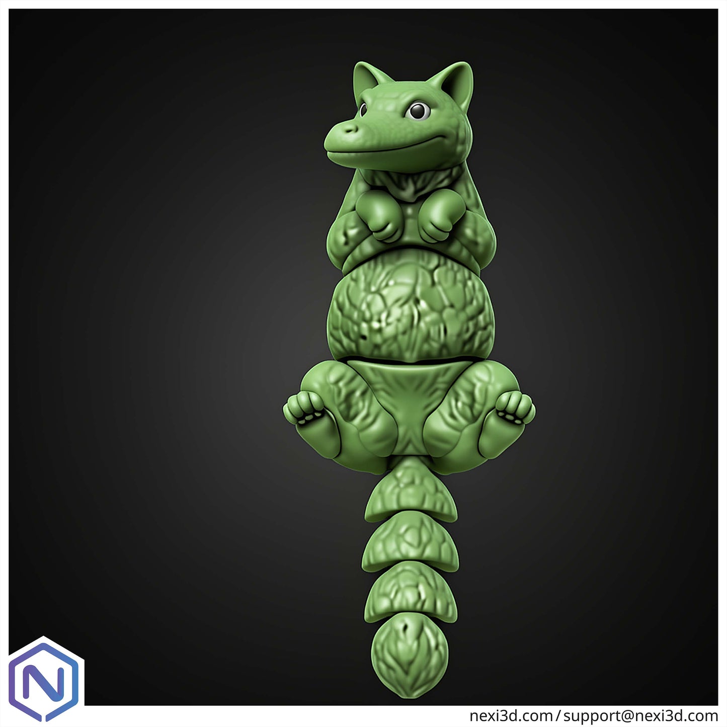 NEXI3D STL Files Crocodile