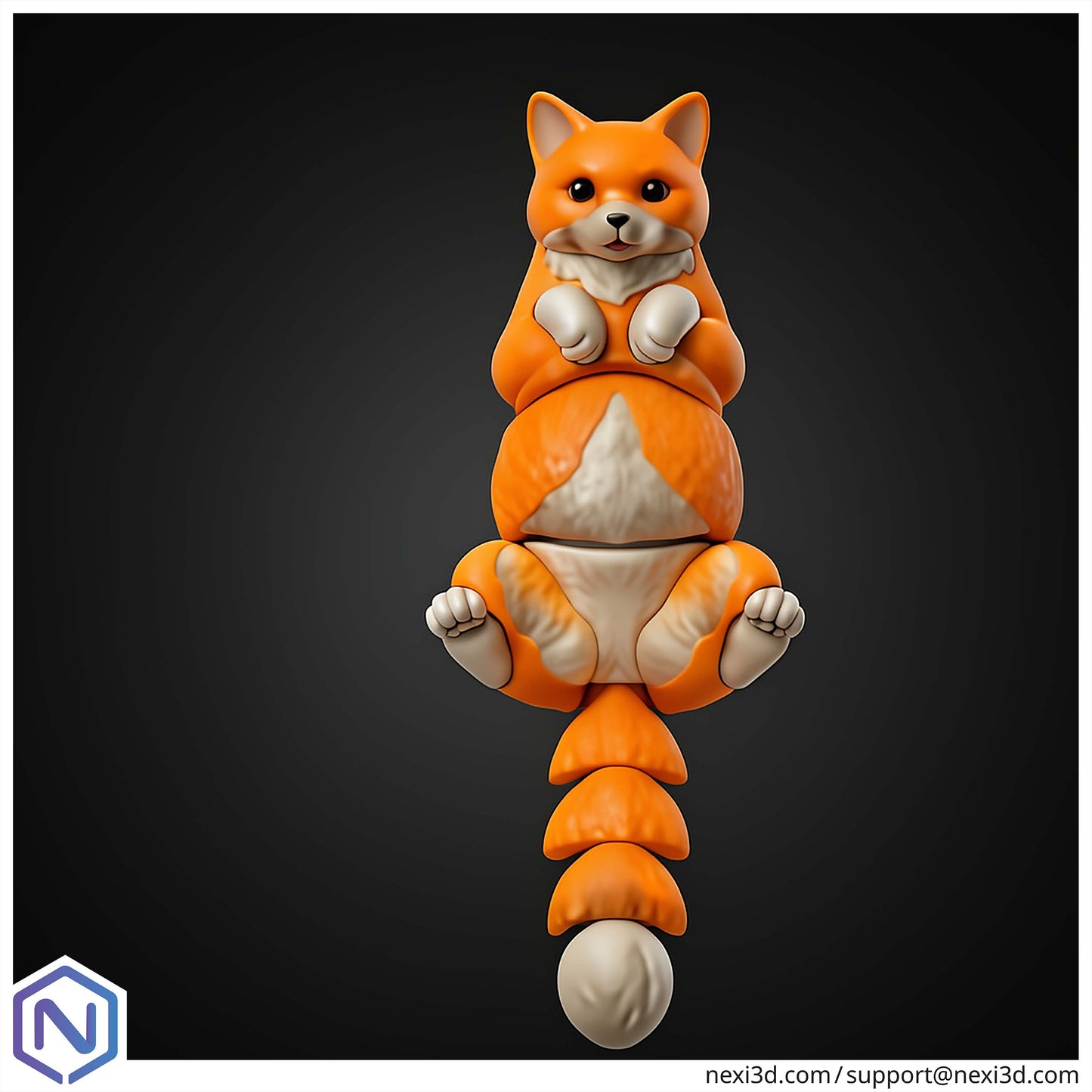 NEXI3D STL Files Fox