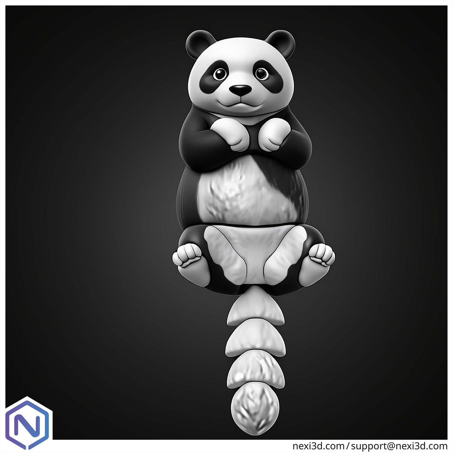 NEXI3D STL Files Panda