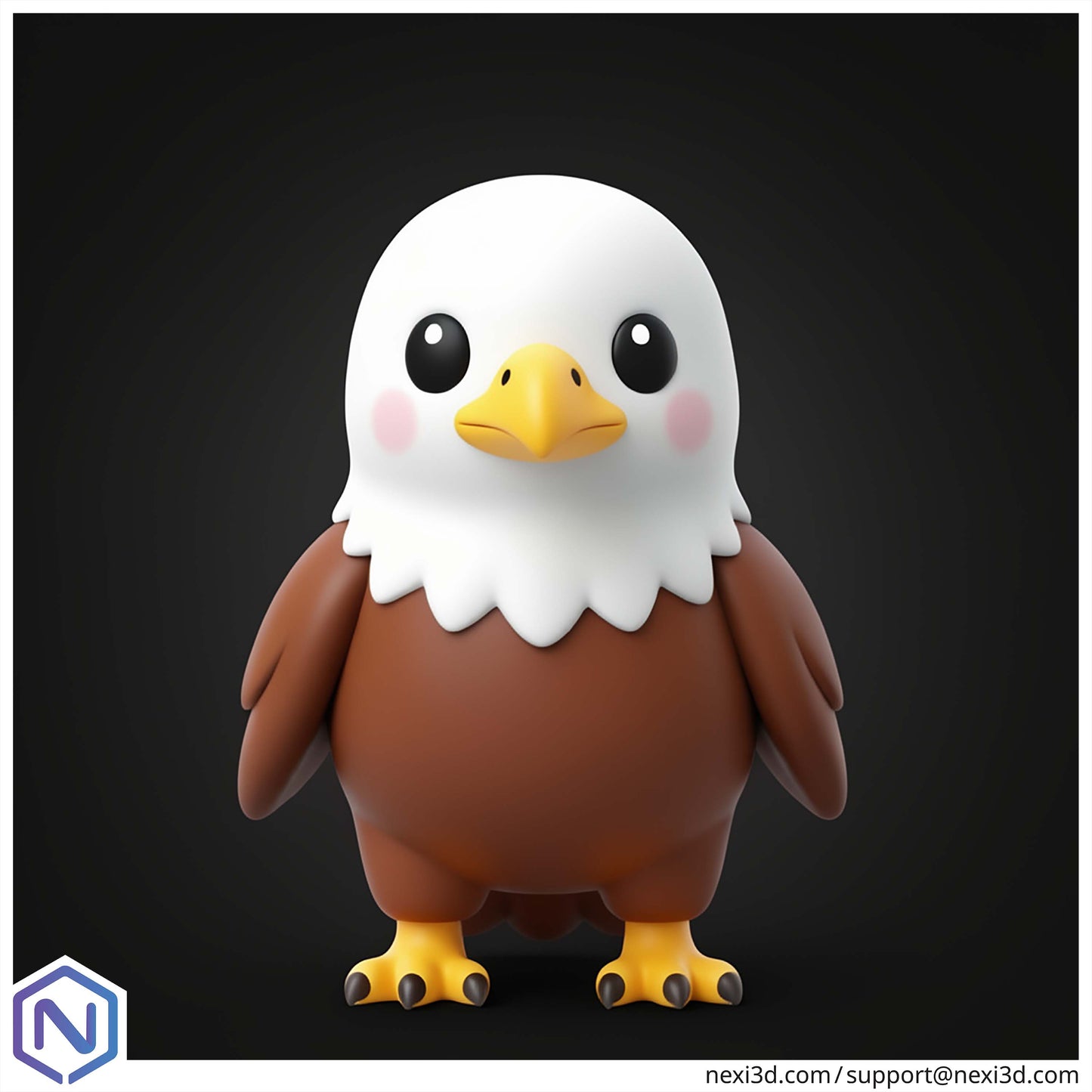 NEXI3D STL Files Stand Eagle