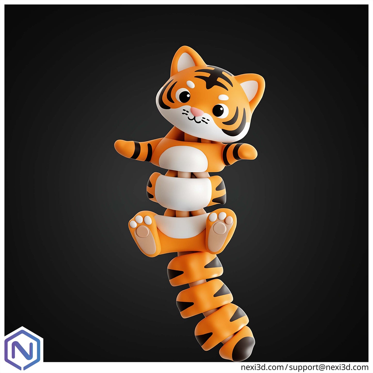 NEXI3D STL Files Tiger