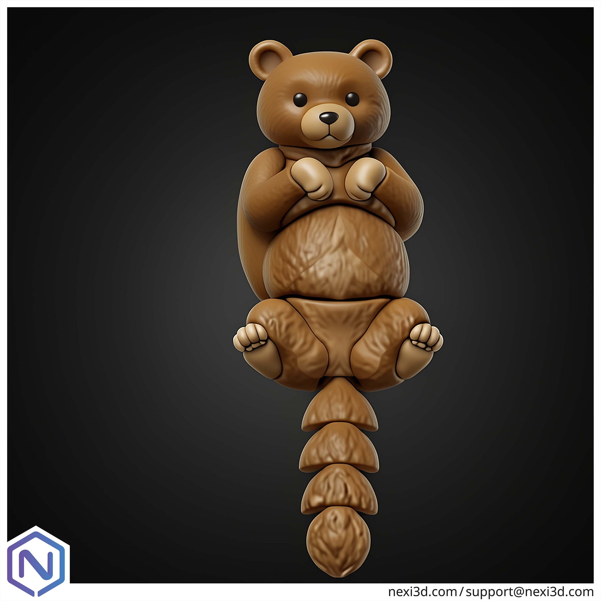 NEXI3D STL Files Bear