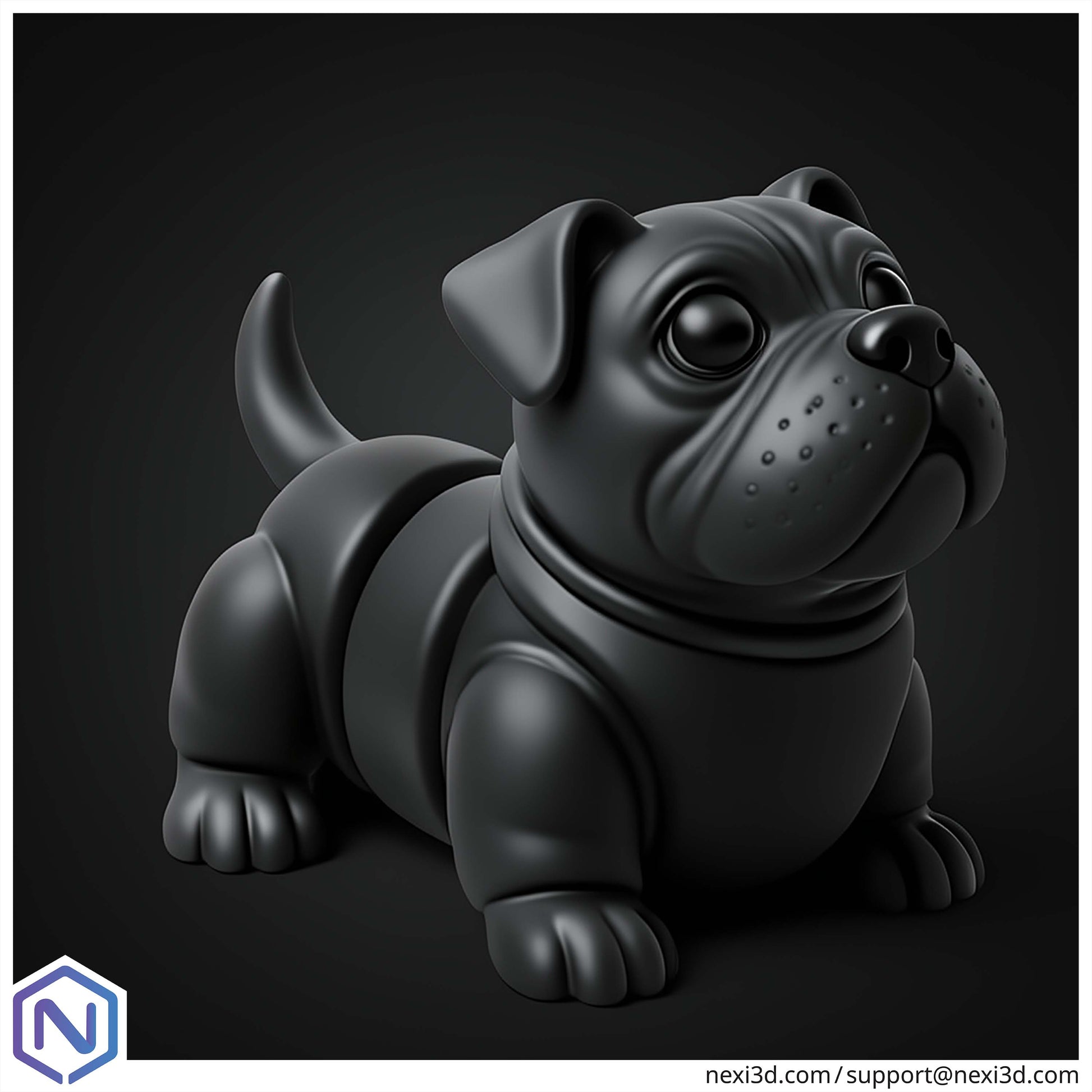 NEXI3D STL Files Bull Dog