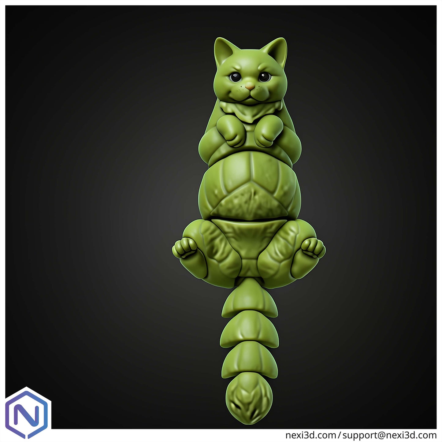 NEXI3D STL Files Cat Turtle