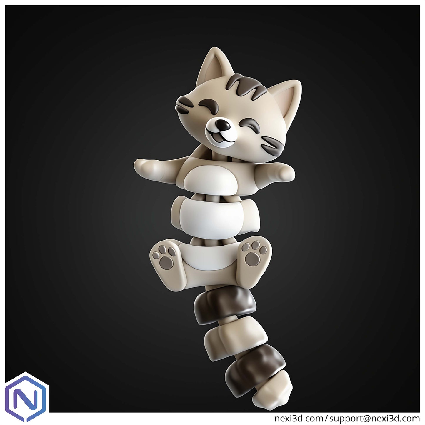 NEXI3D STL Files Husky Cat