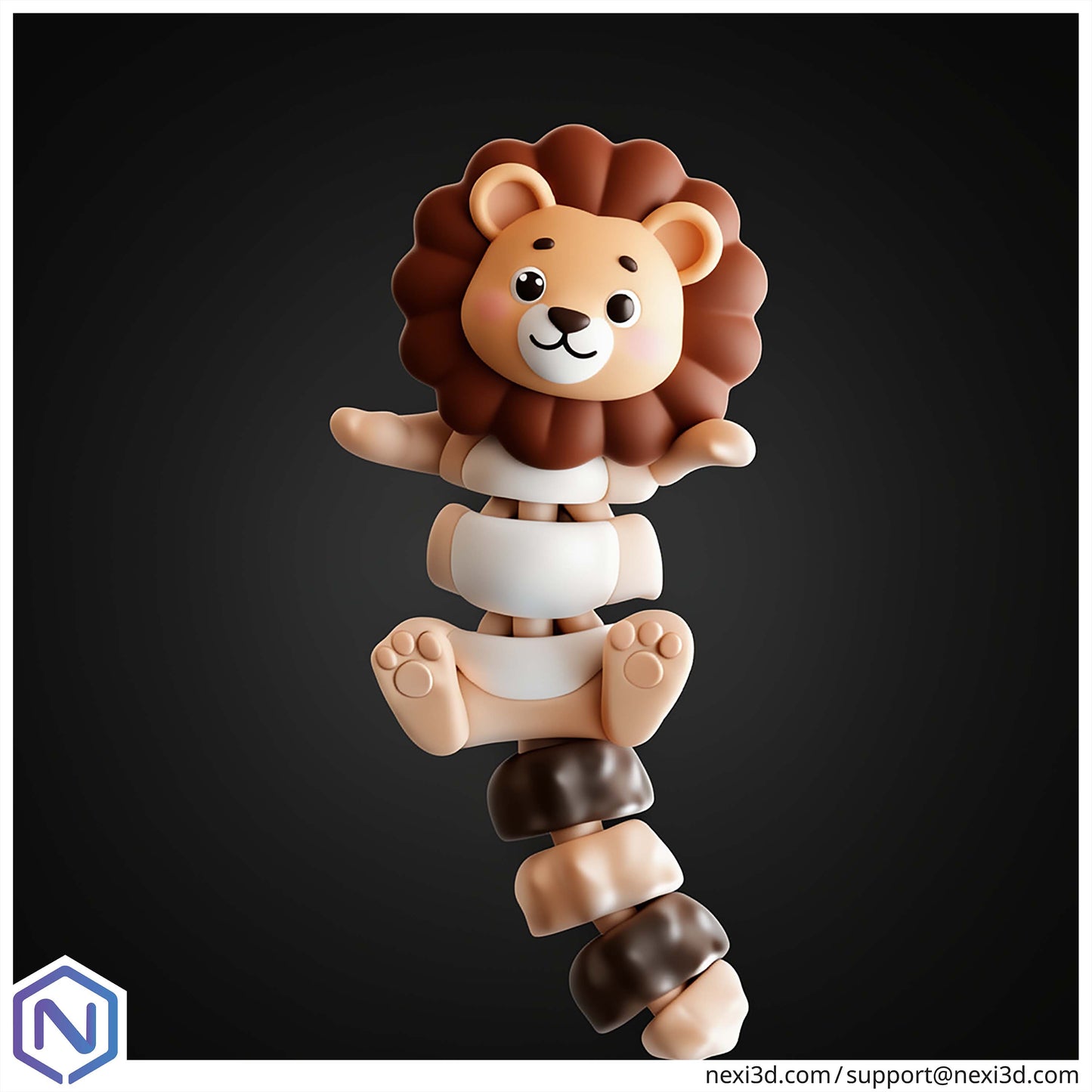 NEXI3D STL Files Lion V4