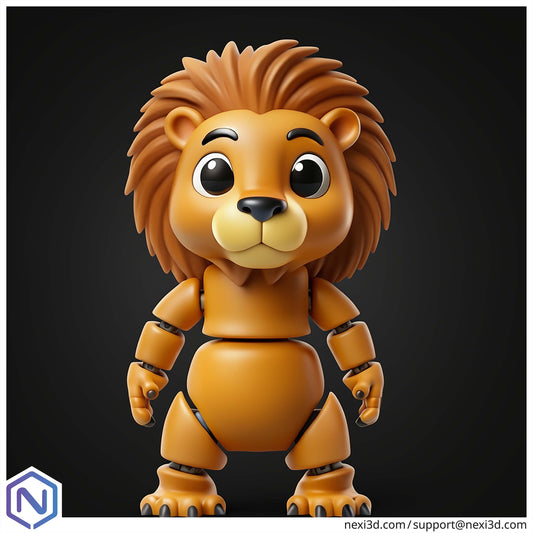 NEXI3D STL Files Robot Lion