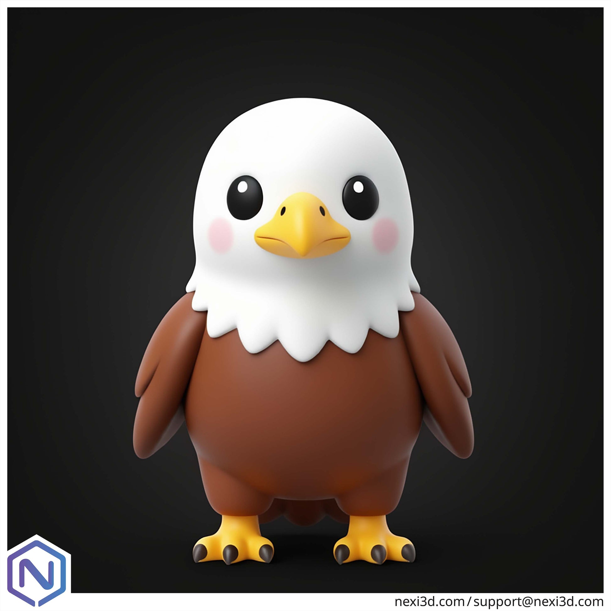 NEXI3D STL Files Stand Eagle
