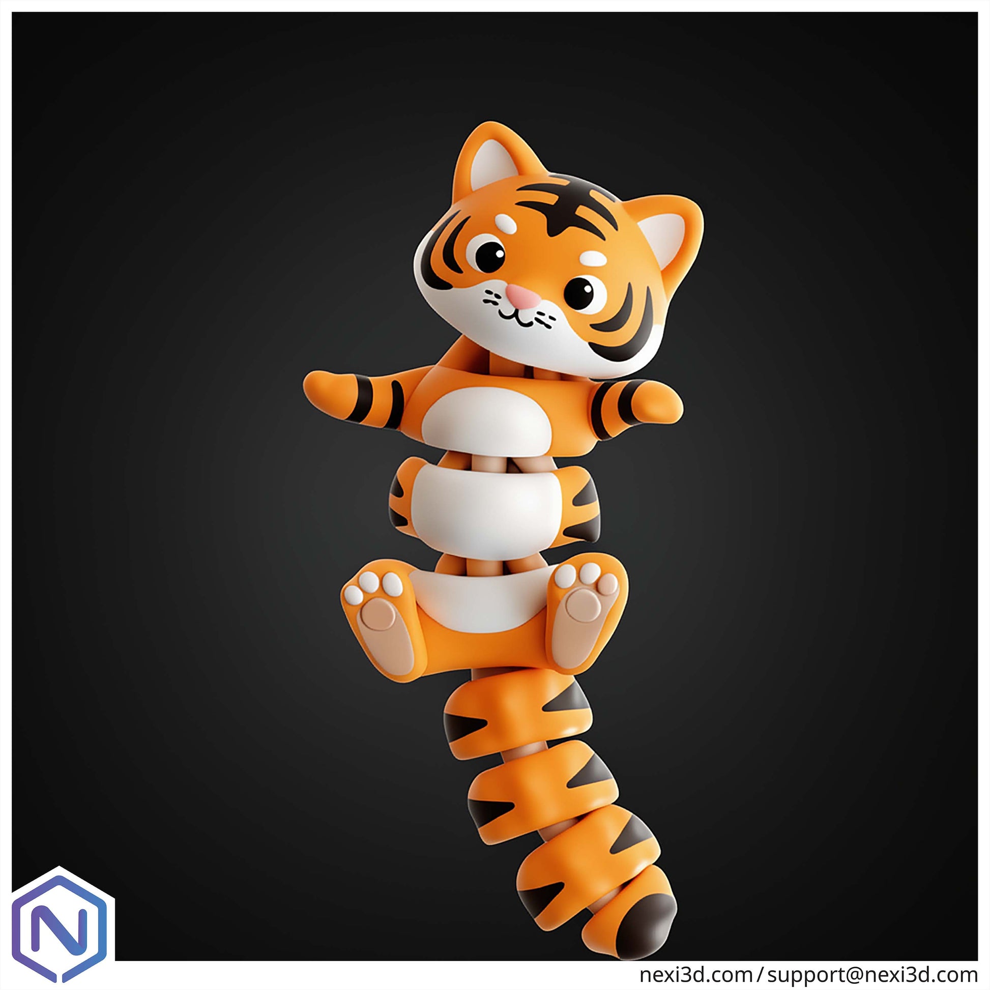 NEXI3D STL Files Tiger